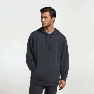 Unisex Merino Blend Hoodie - True Black