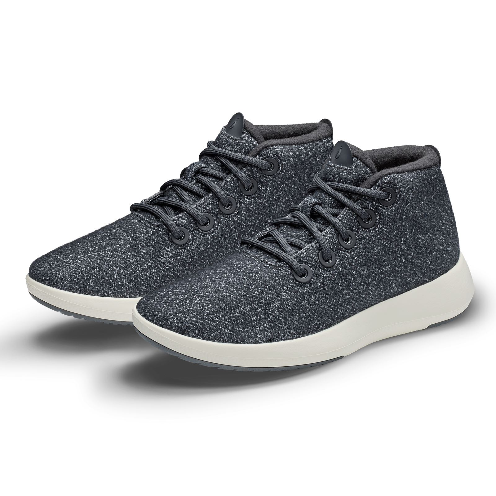 Women's Wool Runner-up Mizzle - Dark Grey (Natural White Sole) - Image 5