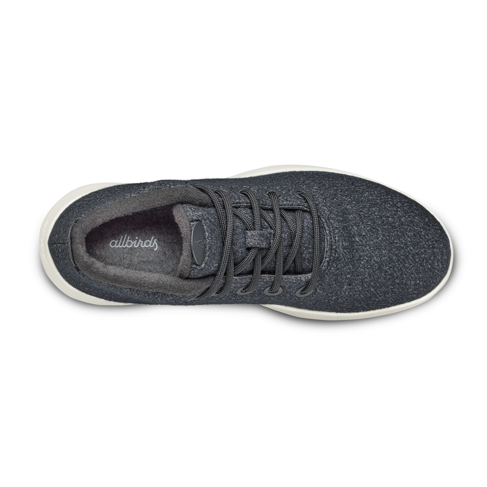 Men's Wool Runner-up Mizzle - Natural Black (Natural White Sole) - Image 3