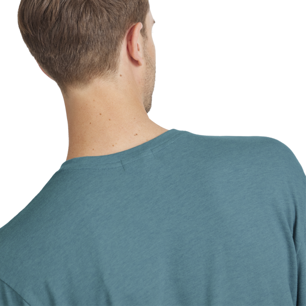 Men's Soft Merino Long Sleeve Tee - Chasm Teal - Image 3