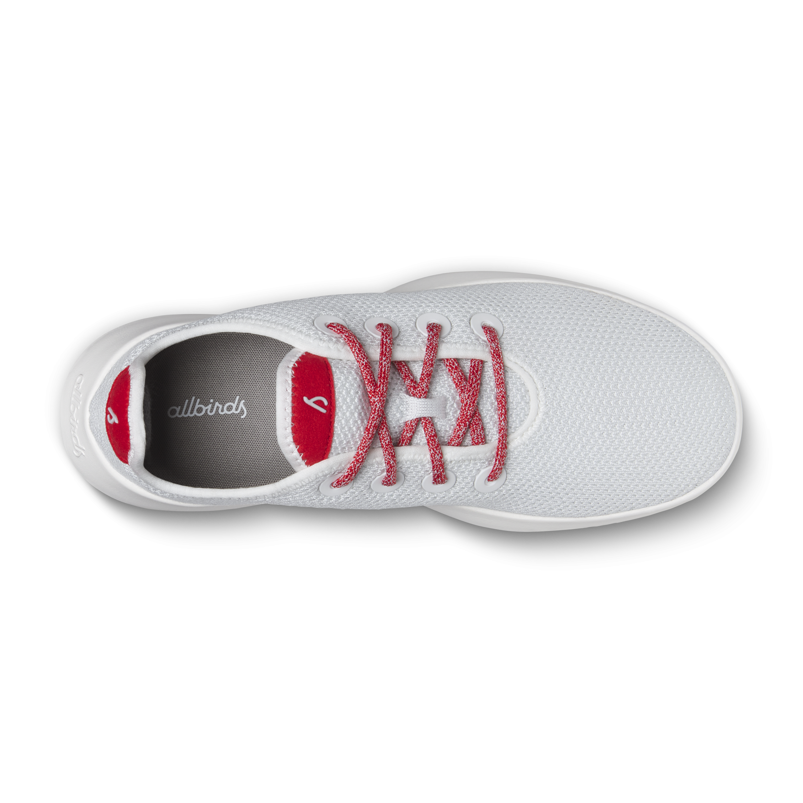 Men's Tree Runner - Blizzard/Bold Red (Blizzard Sole) - Image 3