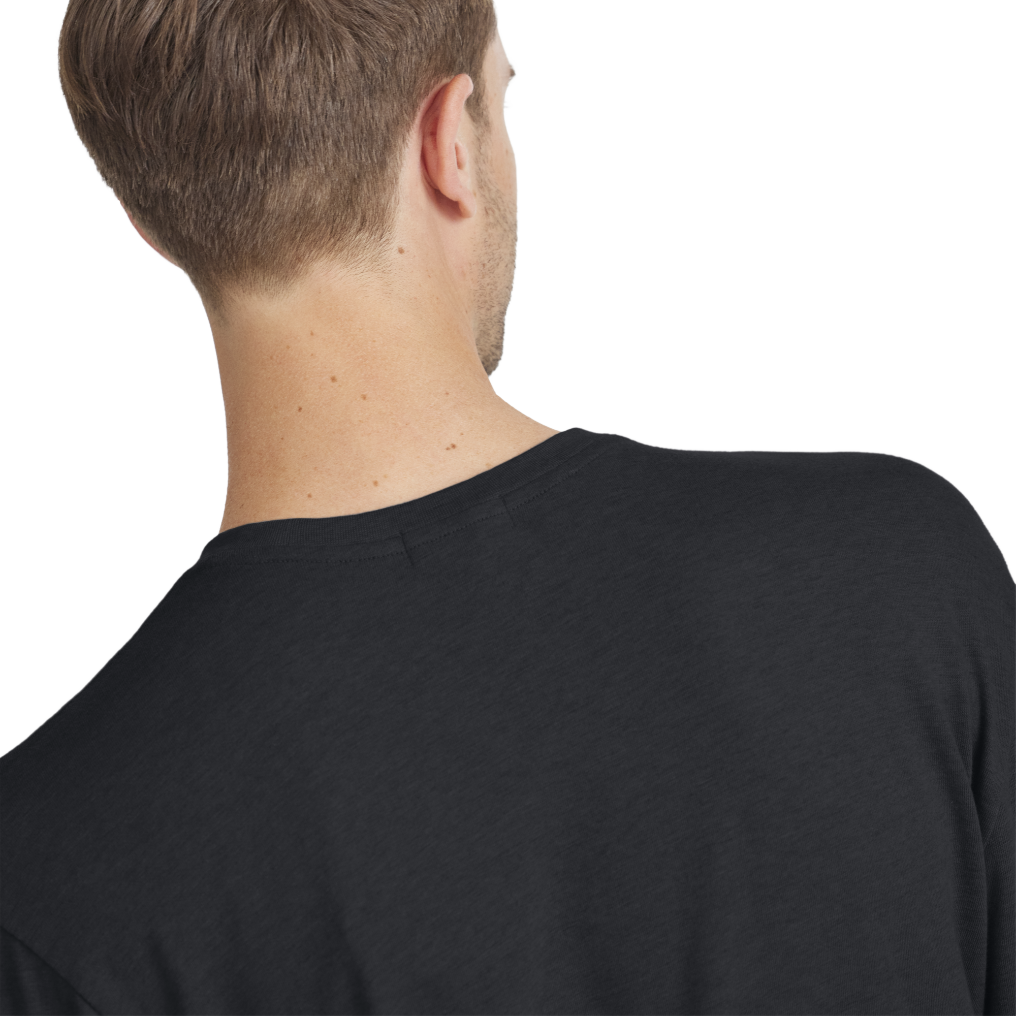 Men's Soft Merino Long Sleeve Tee - True Black - Image 3