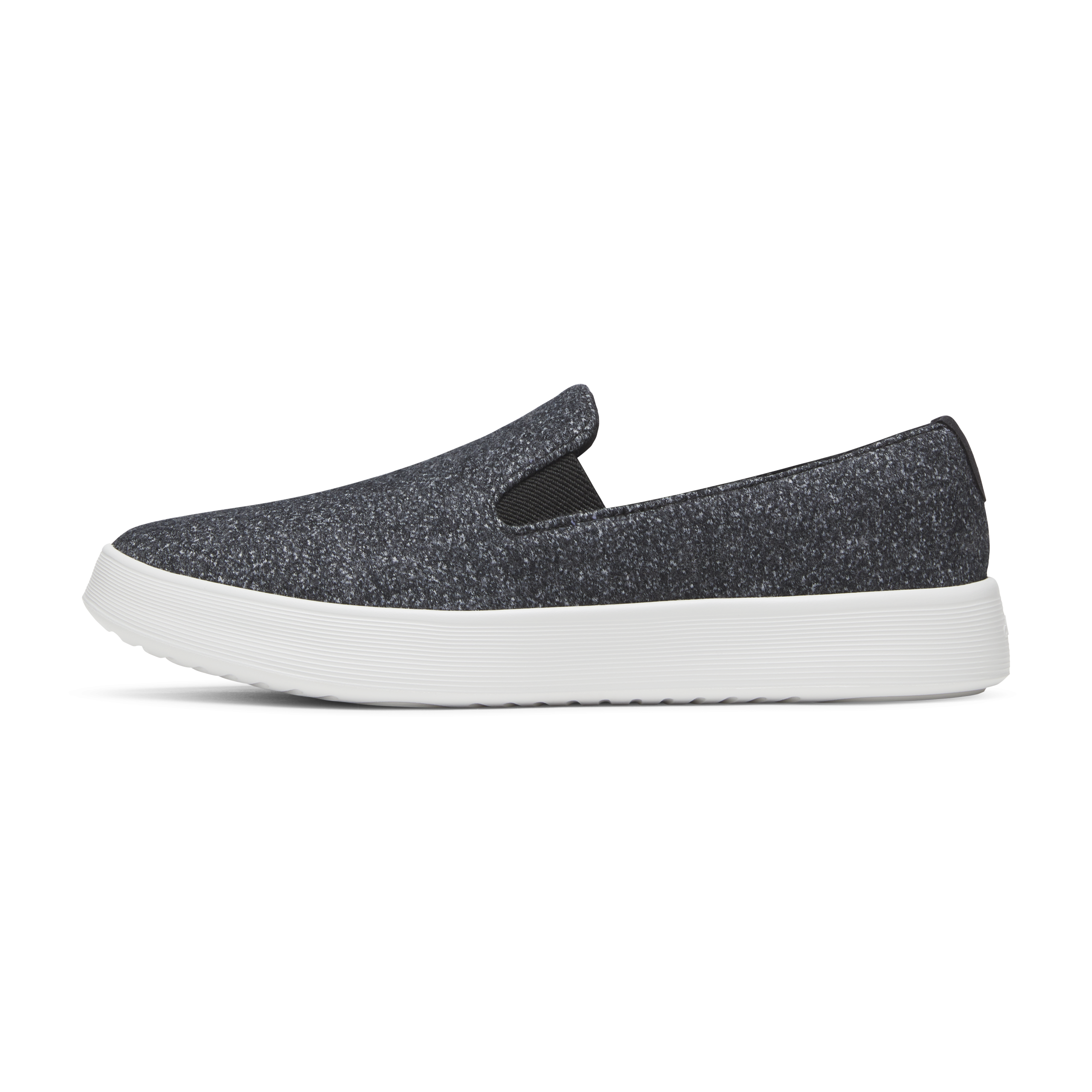 Men's Wool Cruiser Slip On - Dark Grey (Light Grey Sole)