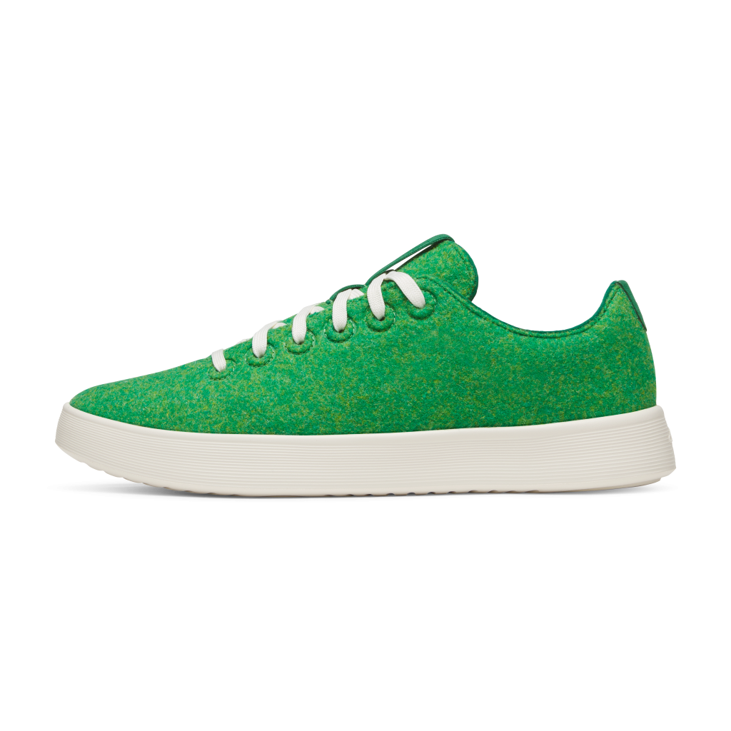 Men's Wool Cruiser - Kelly Green (Natural White Sole)