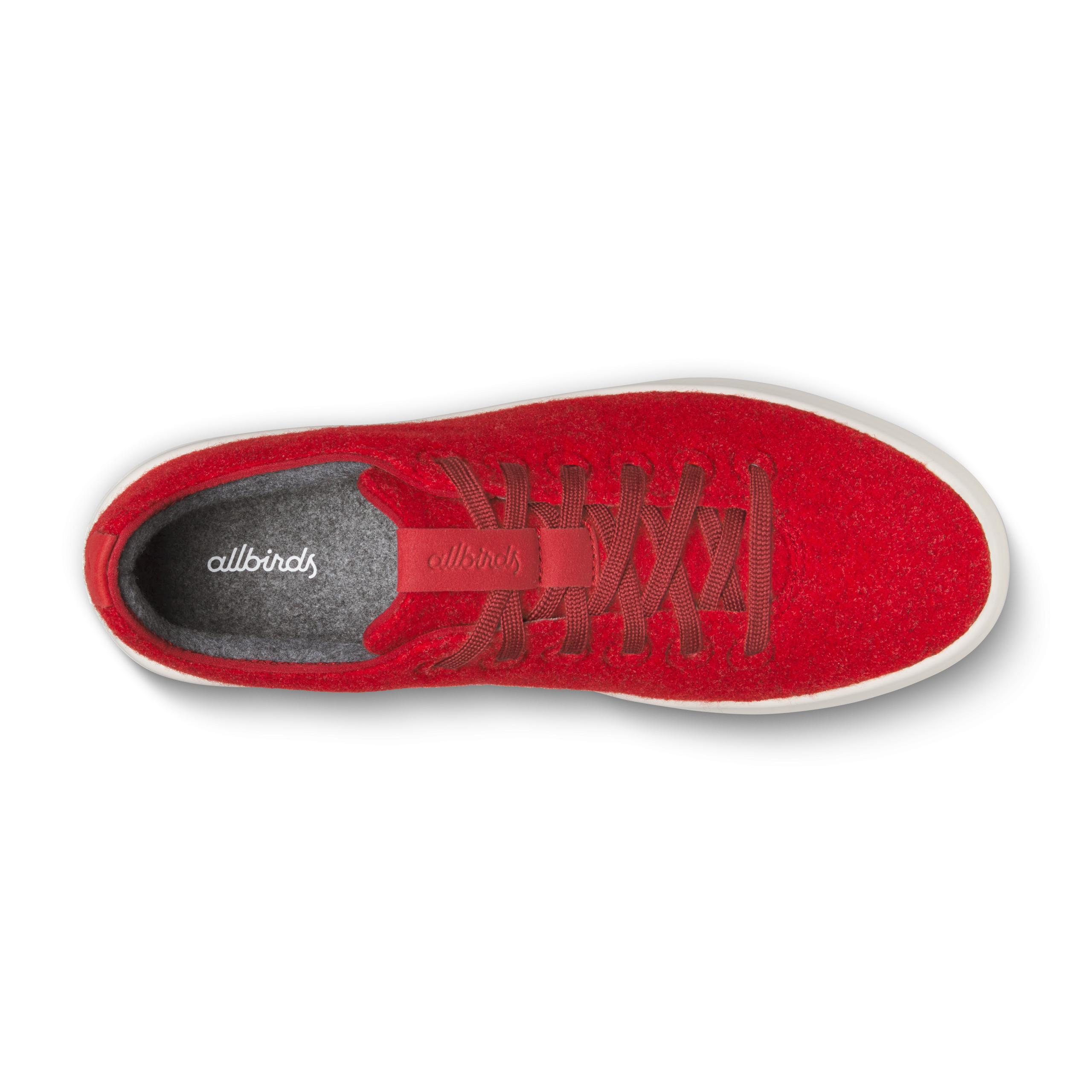 Men's Wool Cruiser - Poppy Red (Natural White Sole) - Image 3